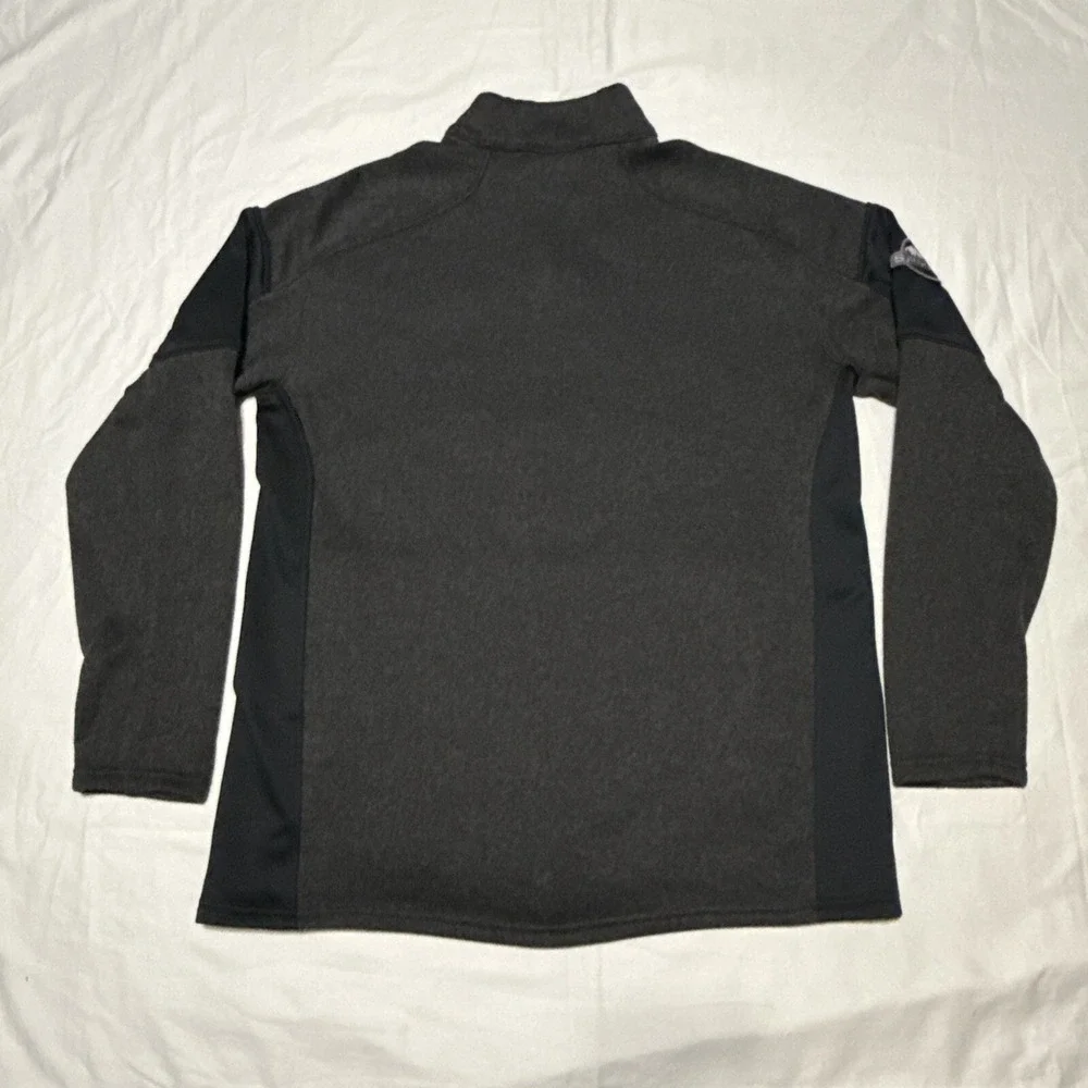Spyder Zip Up Jacket Men's Size XL Gray Fleece Sweater Sweatshirt Activewear